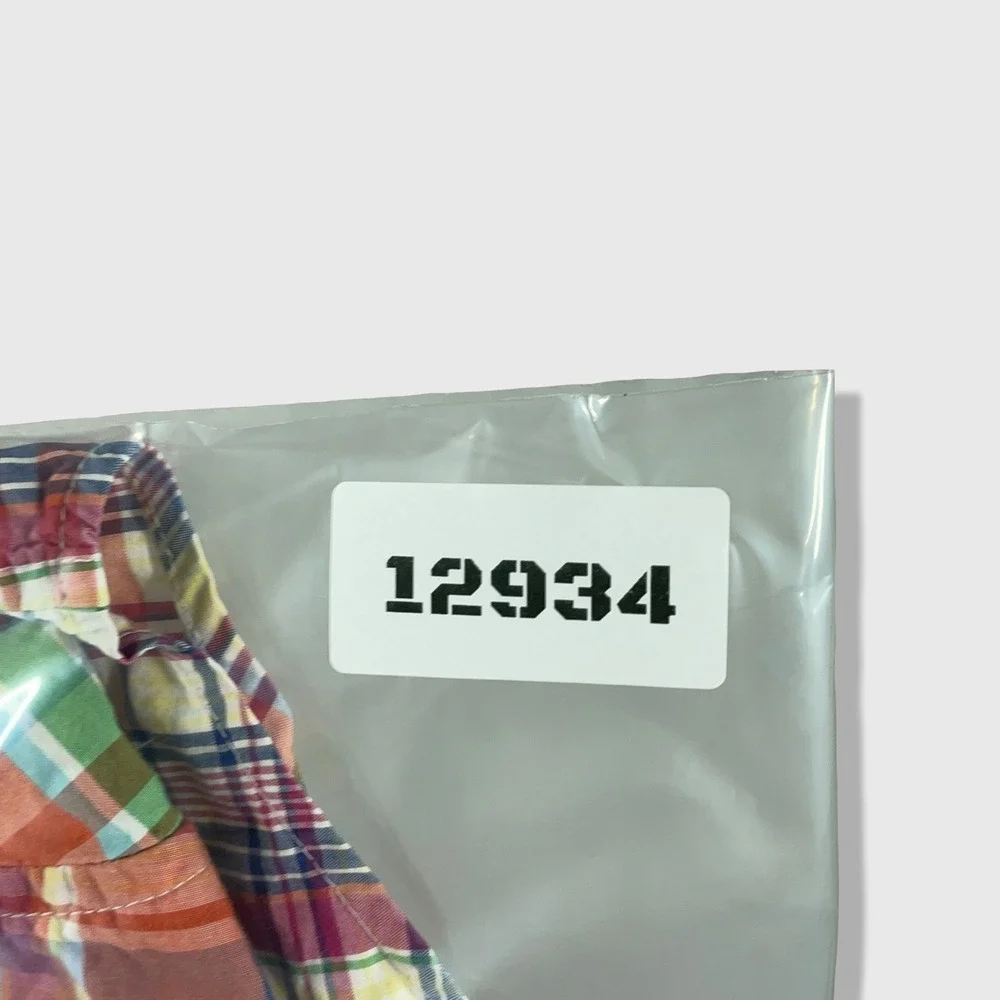 Ralph Lauren Button Down Shirt Kids 9M Multicolor Plaid Preppy Classic